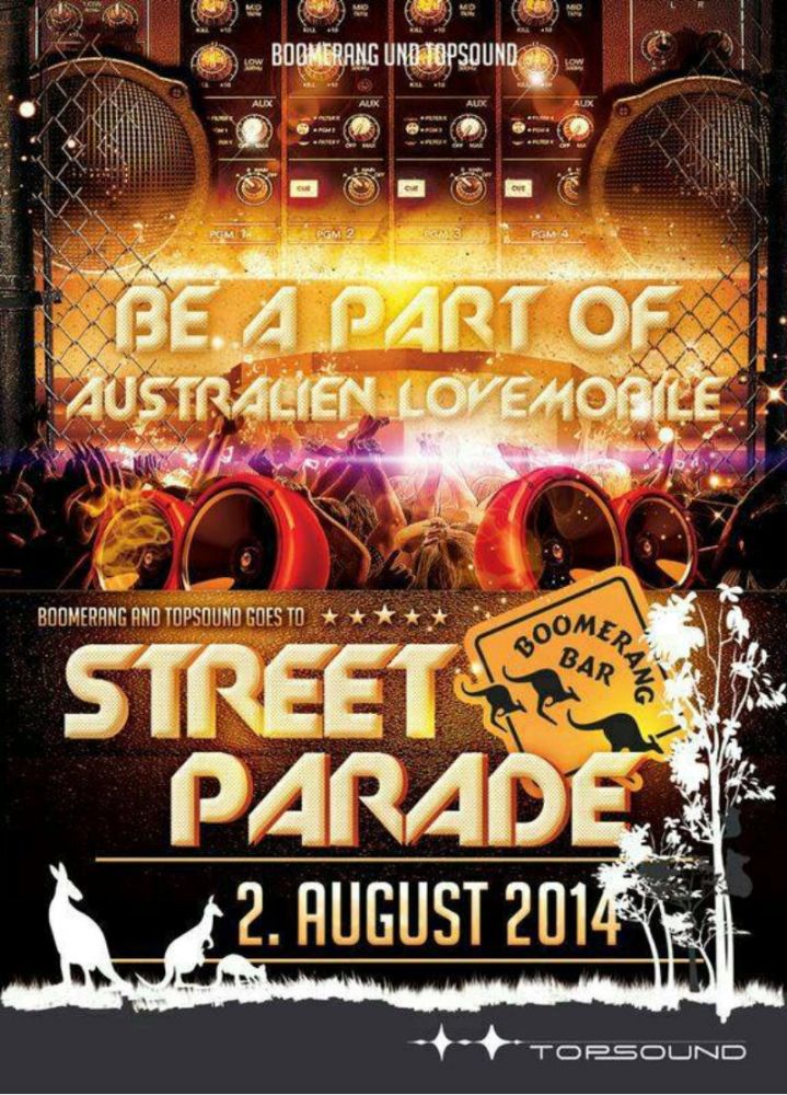 Street Parade 2014 Flyer 